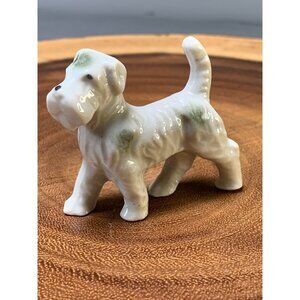 Vintage Japan Porcelain Terrier Dog Figurine 2" Collectible